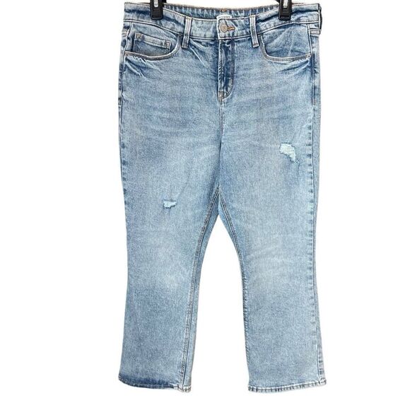 Old Navy flare ankle high rise jeans size 12 - Picture 1 of 14